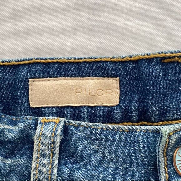 Anthropologie x Pilcro The Selvedge Vintage Straight Distressed Jeans Size 27 - Picture 11 of 16